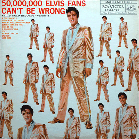 Elvis Presley – 50,000,000 Elvis Fans Can't Be Wrong (Elvis' Gold Records, Vol. 2) - CARD COVER CD