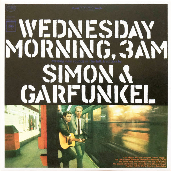 Simon & Garfunkel Wednesday Morning, 3AM card cover CD