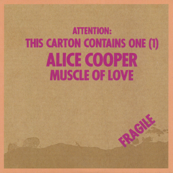 Alice Cooper – Muscle Of Love - CD (card cover)