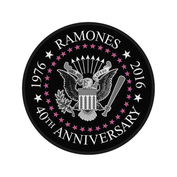 RAMONES PATCH: 40TH ANNIVERSARY SPR2870