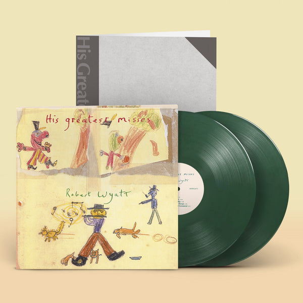 Robert Wyatt His Greatest Misses 2 x GREEN COLOURED VINYL LP - LIMITED EDITION