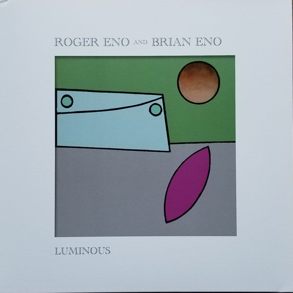 Roger Eno And Brian Eno – Luminous - YELLOW COLOURED VINYL LP