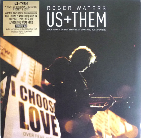 Roger Waters ‎– Us + Them 3 x VINYL LP SET