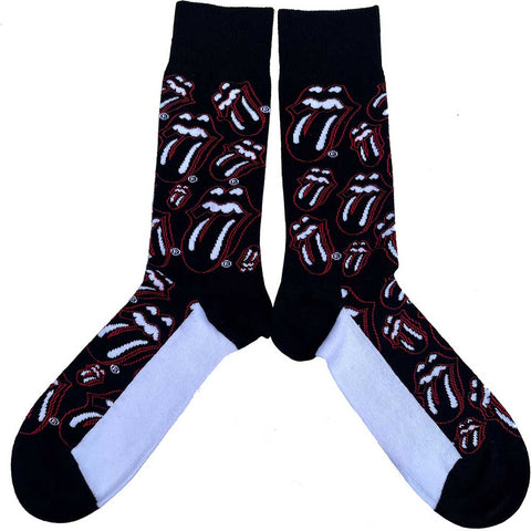 THE ROLLING STONES ANKLE SOCKS: OUTLINE TONGUES RSSCK06MB