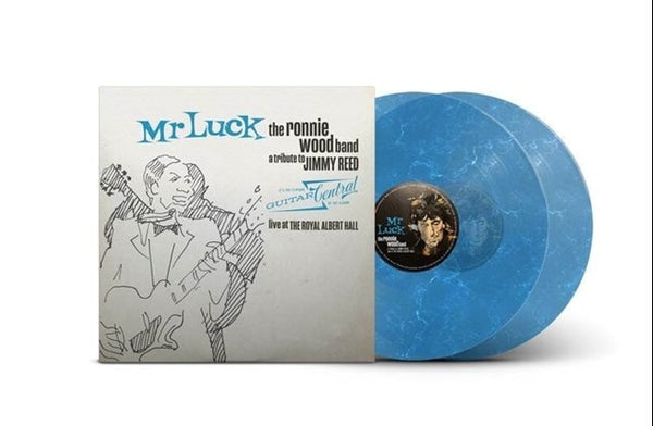 The Ronnie Wood Band - Mr. Luck - A Tribute To Jimmy Reed - 2 x BLUE COLOURED VINYL LP SET