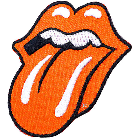 THE ROLLING STONES STANDARD PATCH: CLASSIC TONGUE ORANGE (EMBROIDERED) RSPAT01O