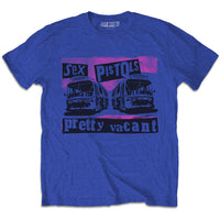 THE SEX PISTOLS T-SHIRT: PRETTY VACANT COACHES MEDIUM SPTS30MBL