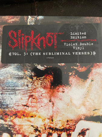 Slipknot – Vol. 3: (The Subliminal Verses) - 2 x VIOLET COLOURED VINYL LP SET