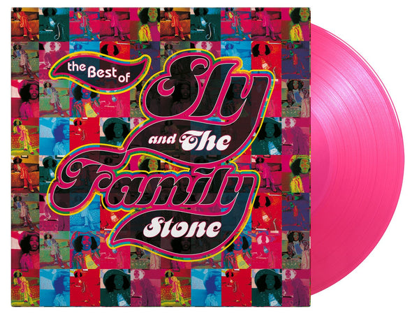 Sly & The Family Stone – The Best Of 2 x TRANSPARENT PINK COLOURED VINYL LP SET