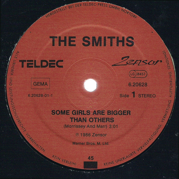 The Smiths ‎– Some Girls Are Bigger Than Others 12"