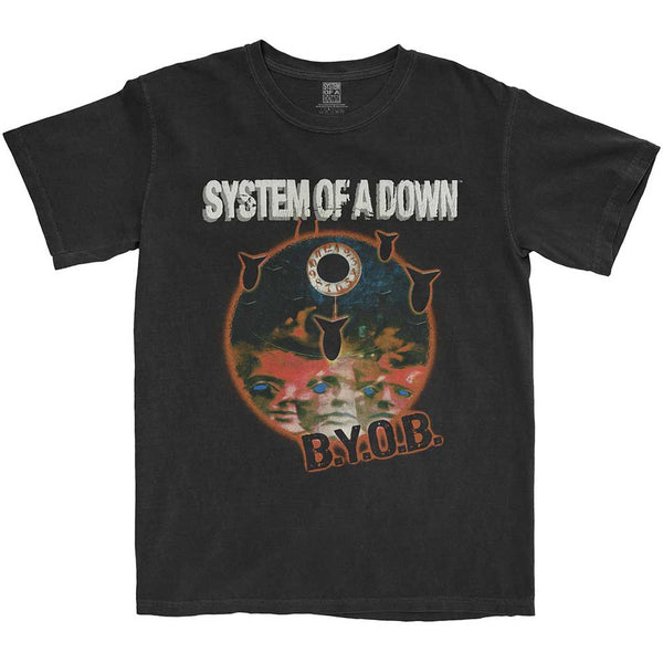 SYSTEM OF A DOWN T-SHIRT: BYOB CLASSIC XL SOADTS18MB04