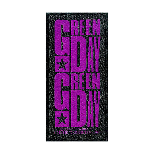 GREEN DAY PATCH: PURPLE LOGO SP2922