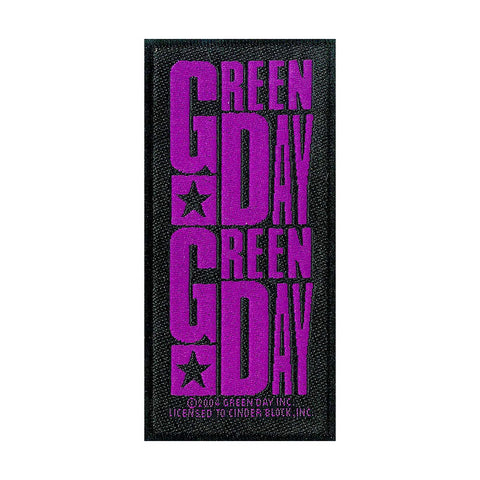 GREEN DAY PATCH: PURPLE LOGO SP2922