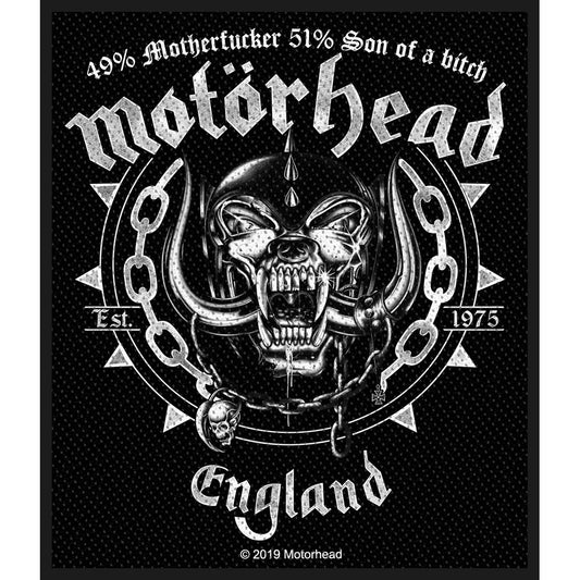 MOTORHEAD PATCH: BALL & CHAIN