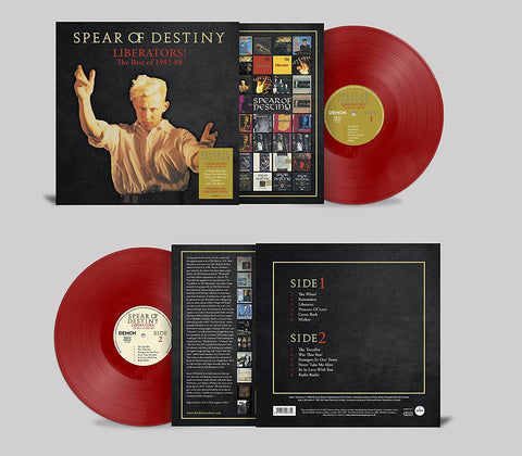 Spear Of Destiny – Liberators! The Best Of 1983-1988 - RED COLOURED VINYL LP