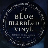 Spock's Beard ‎– Snow Live 3 x MARBLED BLUE COLOURED VINYL LP SET