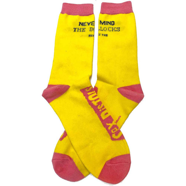 THE SEX PISTOLS ANKLE SOCKS: NEVER MIND THE BOLLOCKS SPSCK01MY