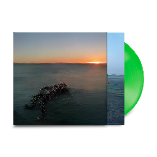 Squid ‎– Bright Green Field 2 x GLOW IN THE DARK COLOURED VINYL LP SET - ALTERNATE SLEEVE