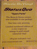 Status Quo ‎– Spare Parts 2 x ORANGE & GOLD COLOURED VINYL 180 GRAM LP SET