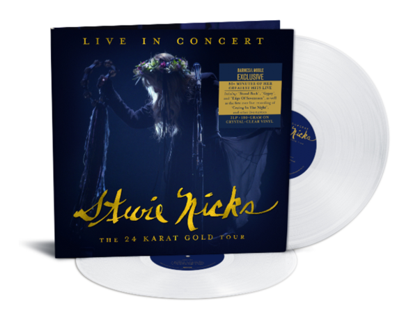 Stevie Nicks The 24 Karat Gold Tour 2 x CLEAR COLOURED VINYL 180 GRAM LP SET