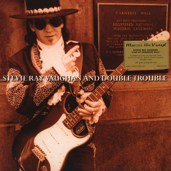 Stevie Ray Vaughan And Double Trouble Live At Carnegie Hall 2 x 180 GRAM VINYL LP SET