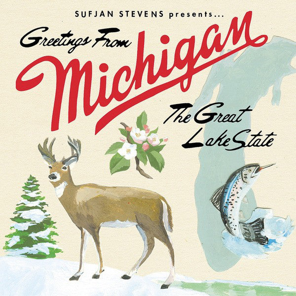 Sufjan Stevens ‎Greetings From Michigan The Great Lake State 2 x VINYL LP SET