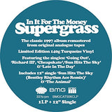 Supergrass – In It For The Money - 2 x TURQUOISE & WHITE COLOURED VINYL LP SET