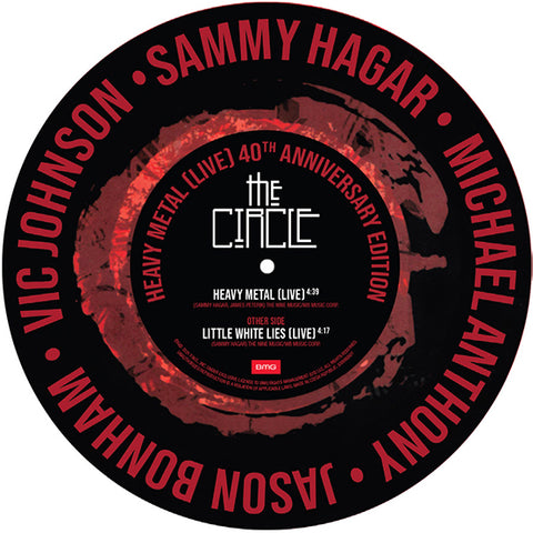 Sammy Hagar	- Heavy Metal b/w Little White Lies (live) - PICTURE DISC VINYL 12"