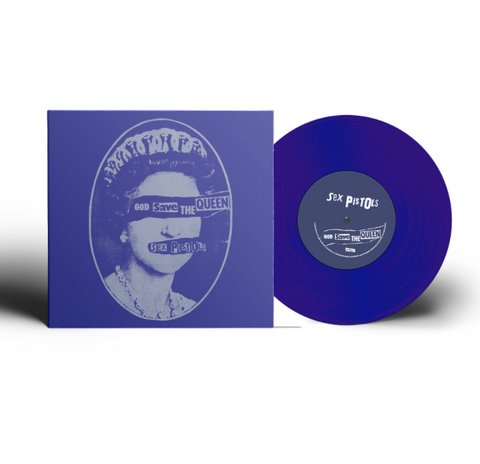 Sex Pistols – God Save The Queen BLUE COLOURED VINYL 7" LIMITED EDITION