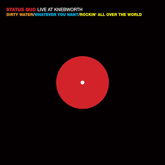 Status Quo Live At Knebworth RED COLOURED VINYL 12"