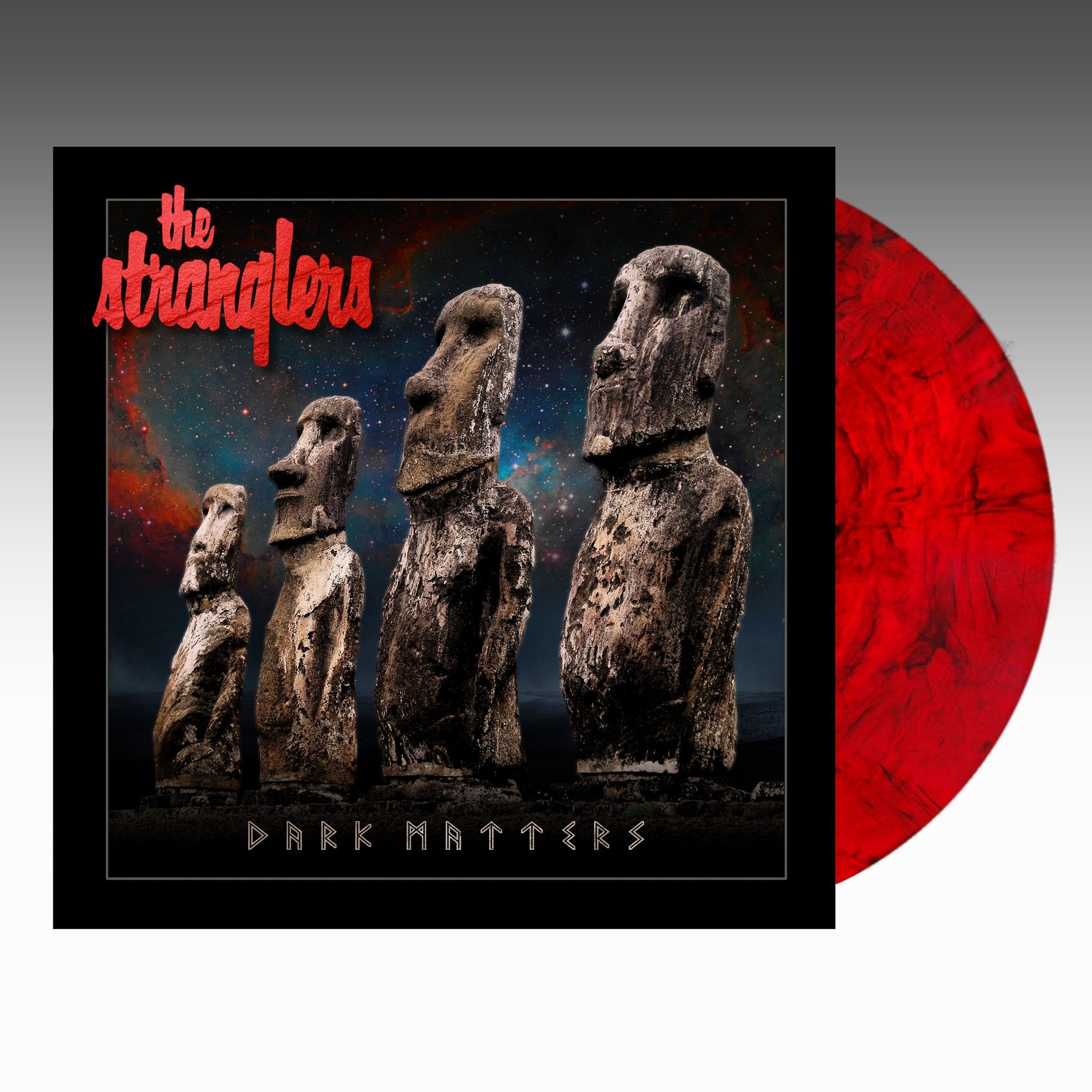 The Stranglers Dark Matters RED & BLACK SMOKE COLOURED VINYL LP