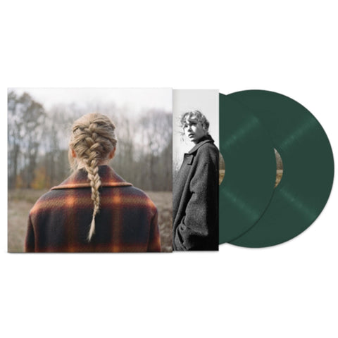 Taylor Swift - Evermore - 2 x GREEN COLOURED VINYL LP SET - DELUXE