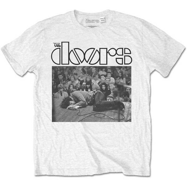 THE DOORS T-SHIRT: JIM ON FLOOR LARGE DOTS13MW03