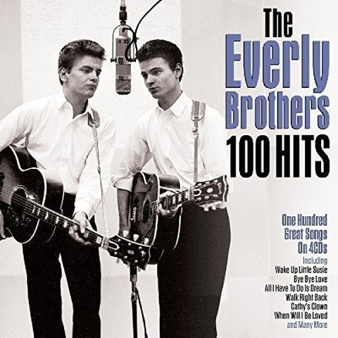 The Everly Brothers 100 Hits 4 x CD SET (NOT NOW)