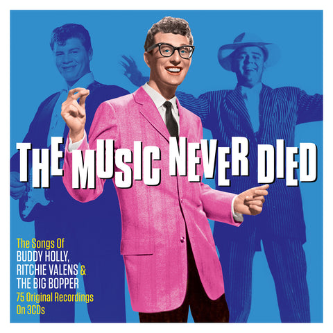 Buddy Holly Ritchie Valens The Big Bopper The Music Never Died 3 x CD SET (NOT NOW)