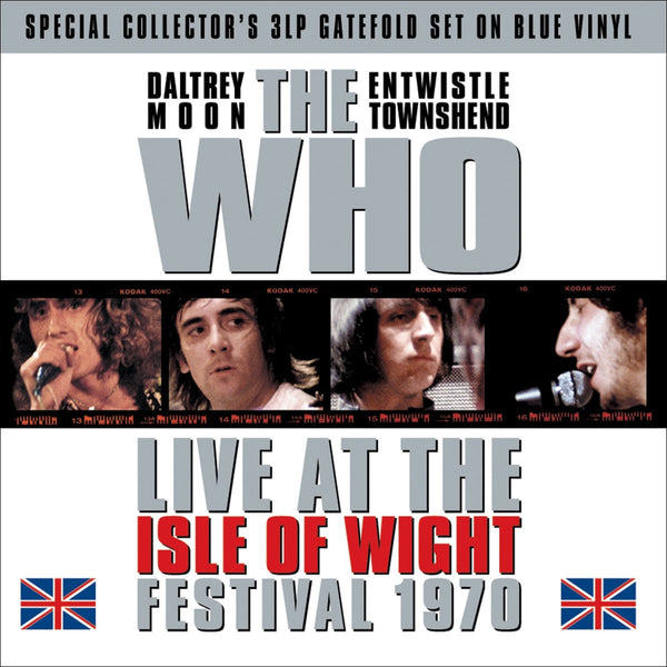 The Who ‎– Live At The Isle Of Wight Festival 1970 - 3 x BLUE COLOURED VINYL LP SET