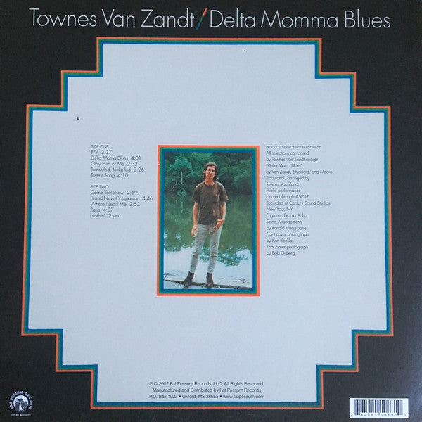 Townes Van Zandt ‎– Delta Momma Blues VINYL LP
