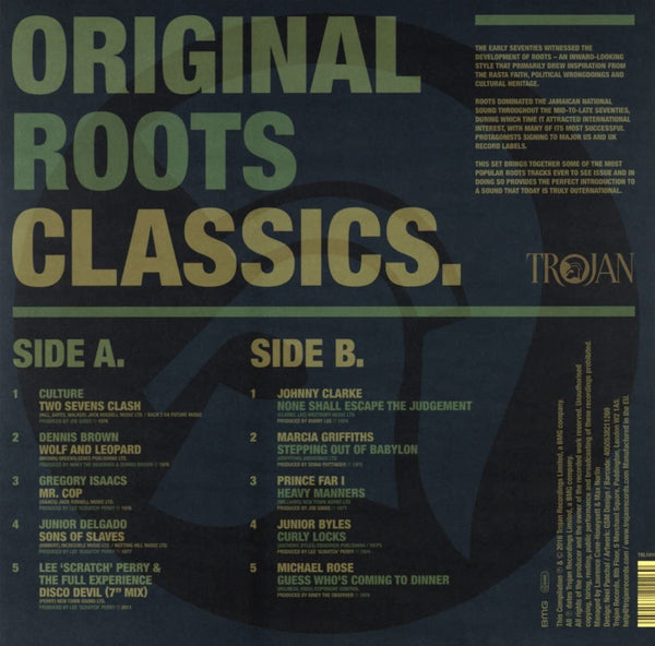 Trojan: Original Roots Classics. VINYL LP