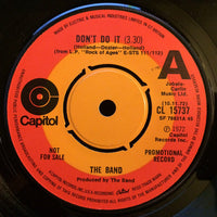 The Band – Don't Do It - PROMO Only Issue 7" SINGLE (used)