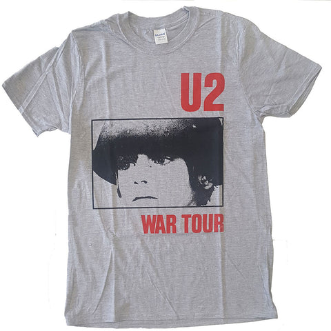 U2 WAR TOUR TEE GREY LARGE U2TS07MG03