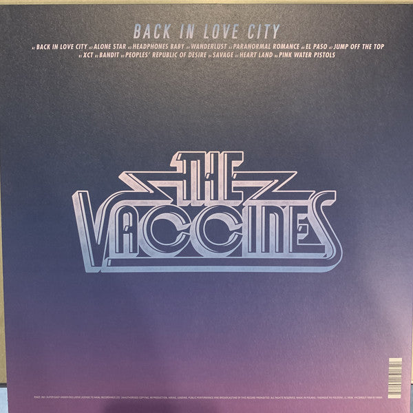 The Vaccines – Back In Love City - VINYL LP