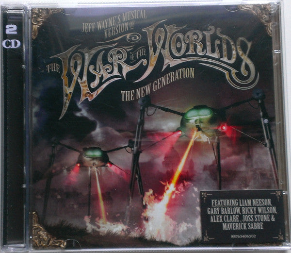 jeff wayne war of the worlds New Generation 2 x CD SET (SONY)