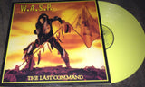 W.A.S.P. ‎– The Last Command YELLOW COLOURED VINYL LP