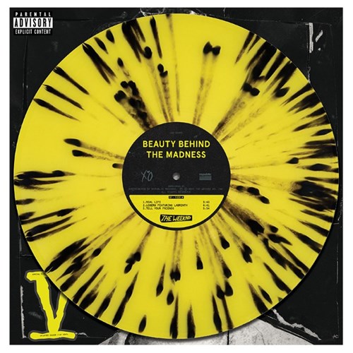 The Weeknd  Beauty Behind The Madness (5 Year Edition)  2 x SPLATTER COLOURED VINYL LP SET