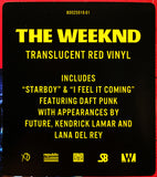 The Weeknd ‎– Starboy 2 x TRANSLUCENT RED COLOURED VINYL LP SET