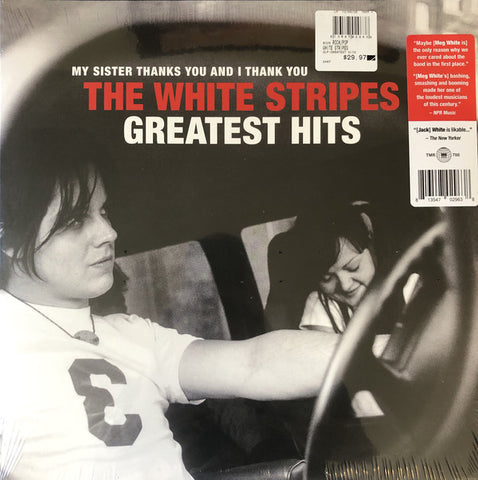The White Stripes ‎My Sister Thanks You And I Thank You Greatest Hits 2 x VINYL LP SET