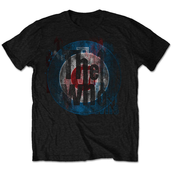 THE WHO T-SHIRT: TARGET TEXTURE SMALL WHOTEEP18MB01