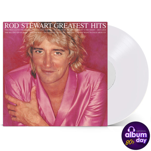 Rod Stewart - Greatest Hits - WHITE COLOURED VINYL LP