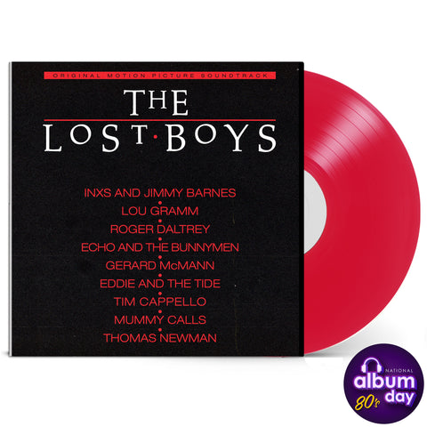 The Lost Boys RED COLOURED VINYL LP ORIGINAL SOUNDTRACK