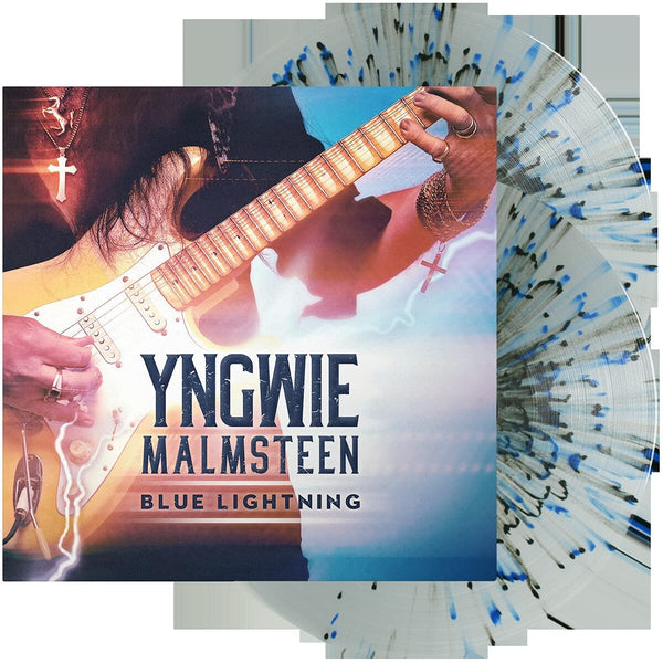 Yngwie Malmsteen Blue Lightning 2 x BLUE SPLATTER COLOURED VINYL 180 GRAM LP SET